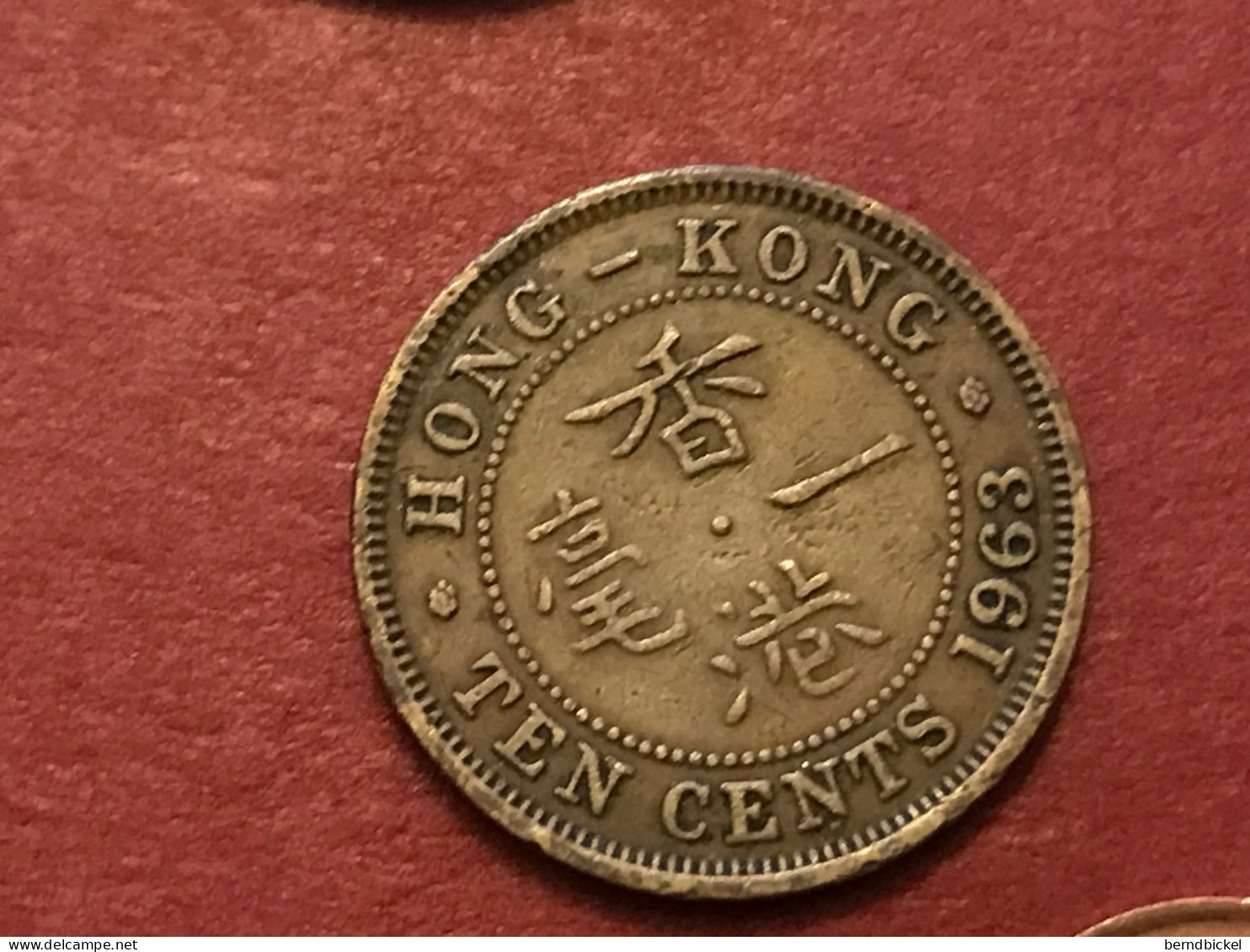 Münze Münzen Umlaufmünze Hongkong 10 Cents 1963 Münzzeichen H - Hong Kong