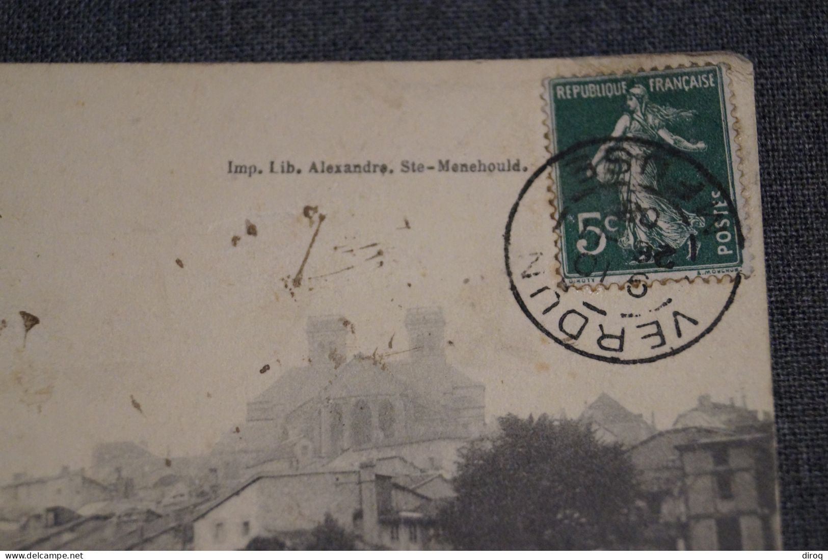 Très Belle Ancienne Carte Postale, Verdun Sur Meuse 1908 ,vue Générale - Verdun