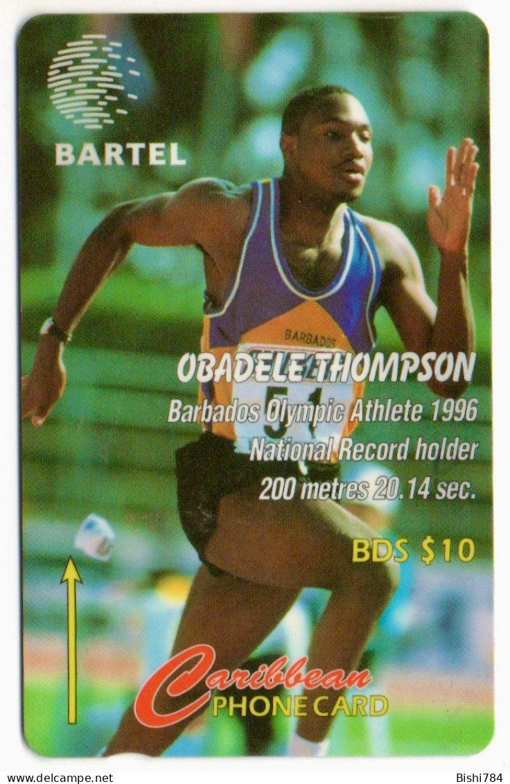Barbados - Obadele Thompson - 125CBDB (Large Font) - Barbados