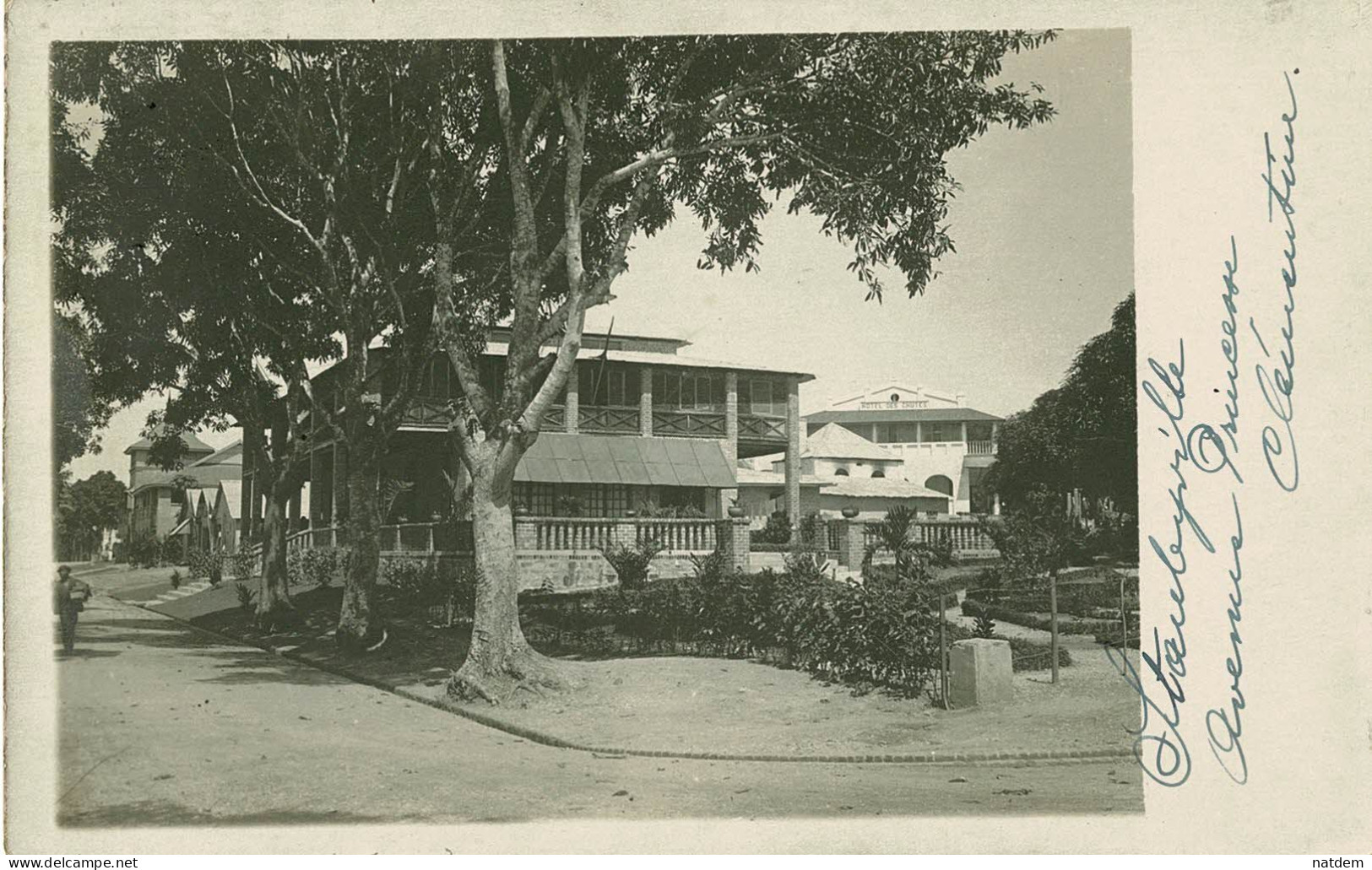 CONGO BELGE, Carte-photo, Stanleyville, Avenue Princesse Clémentine En 1927, Affranchie à Kindu - Congo Belge