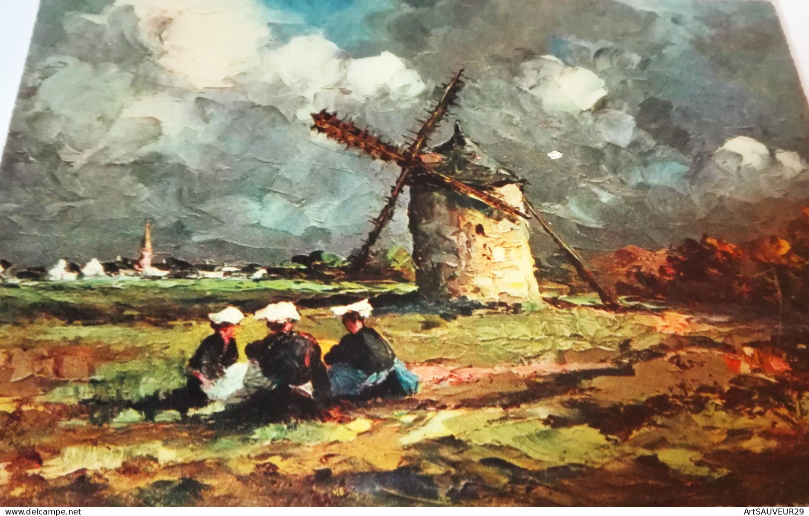 CARTE POSTALE VIEUX MOULIN A CLEDEN CAP SIZUN EDITIONS D'ART YVON - Cléden-Cap-Sizun