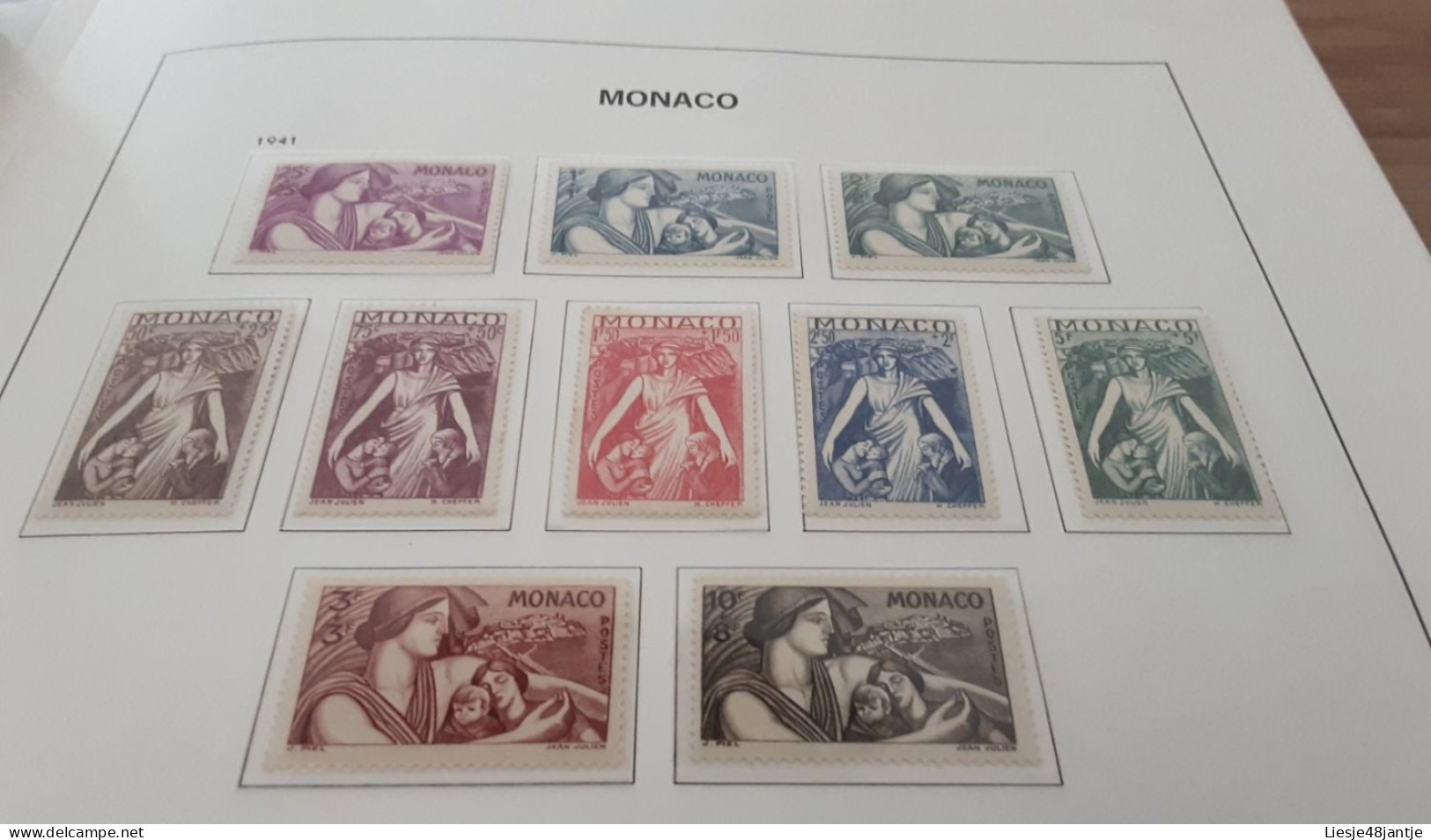 MONACO EXCEPTIONELE COLLECTIE 1885 TOT 2023  XX/X HELEMAAL COMPLEET. ALLES IN 6 DAVO LUX ALBUMS    . - Volledige Jaargang