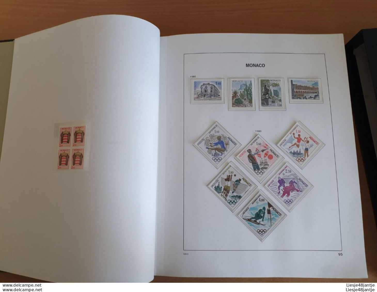 MONACO EXCEPTIONELE COLLECTIE 1885 TOT 2023  XX/X HELEMAAL COMPLEET. ALLES IN 6 DAVO LUX ALBUMS    .