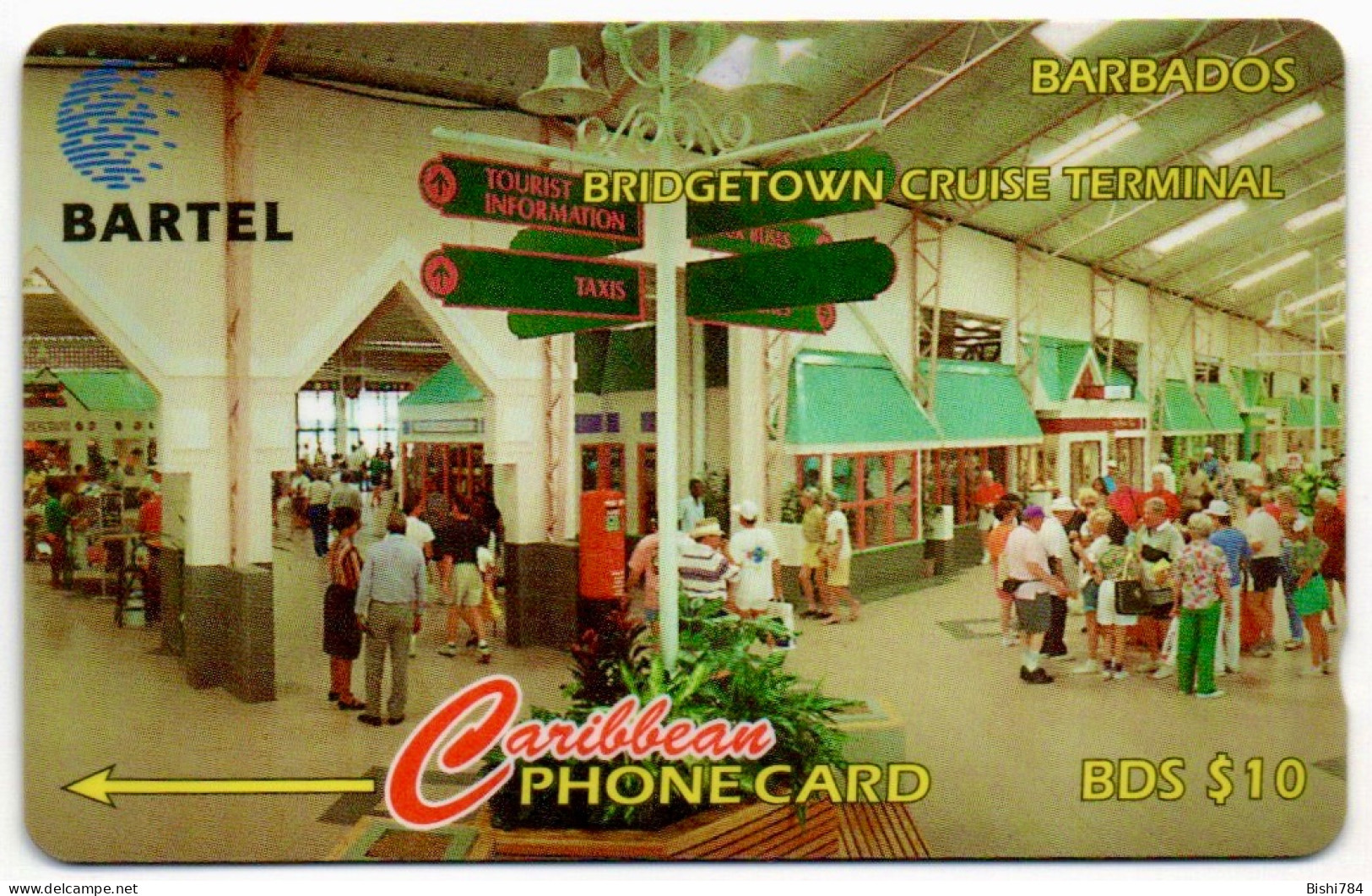 Barbados - Cruise Terminal - 58CBDB (Small Font With Regular O) - Barbades