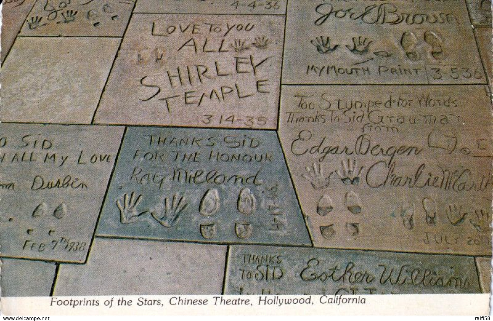 1 AK USA / California * Footprints Of The Stars, Chinese Theatre In Hollywood - Los Angeles * - Los Angeles