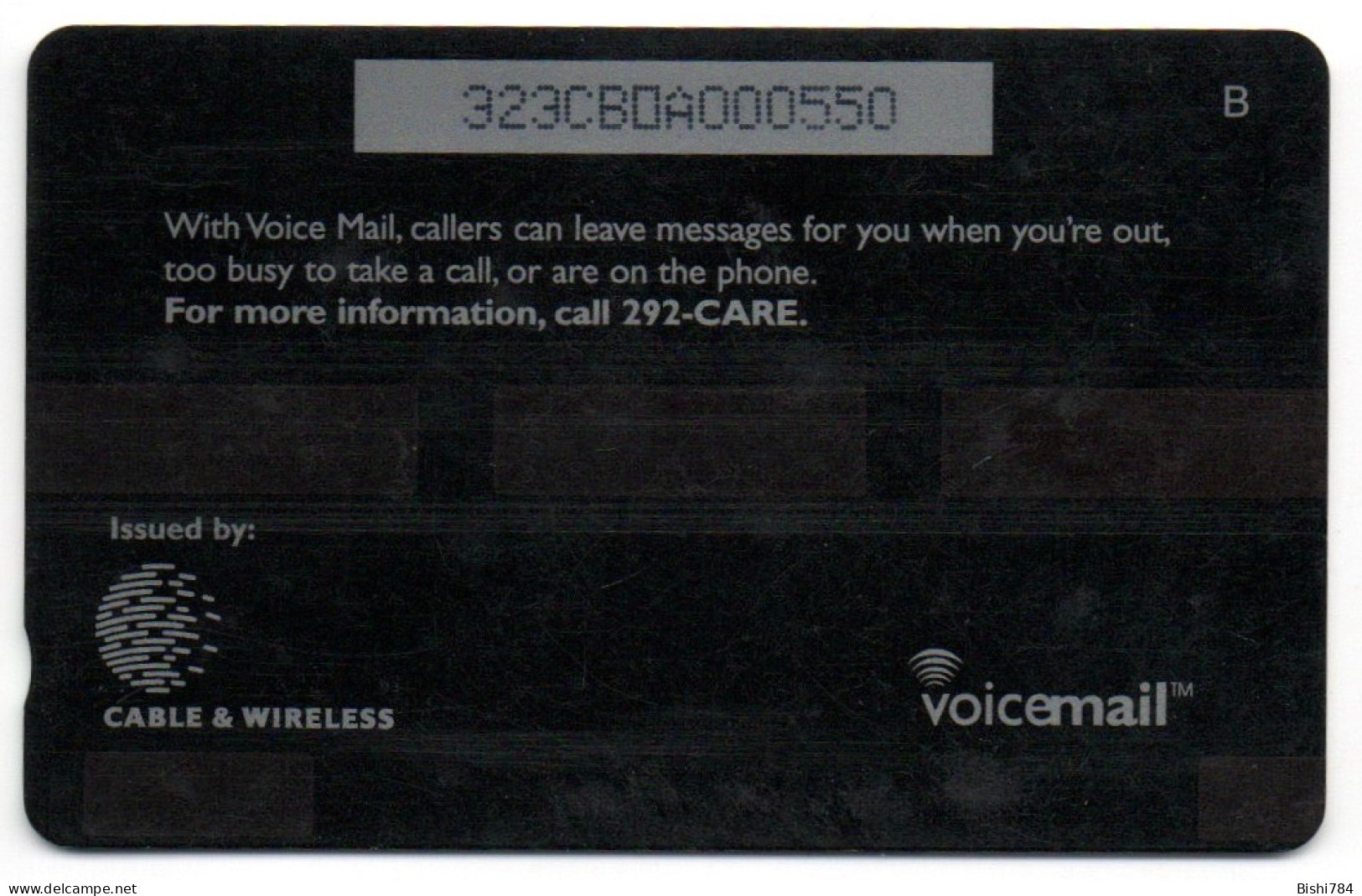 Barbados - Voicemail - 323CBDA (rounded 3s) - Barbades