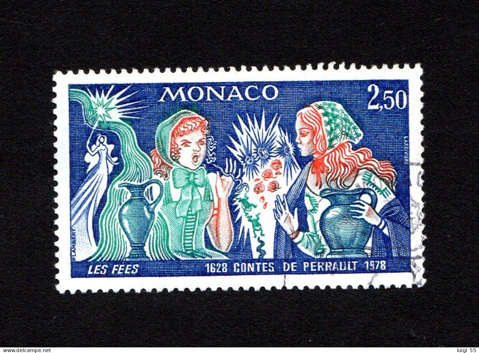 MONACO- 1978 -Ann.rio Nascita Di Perrault - Usato - Used Stamps