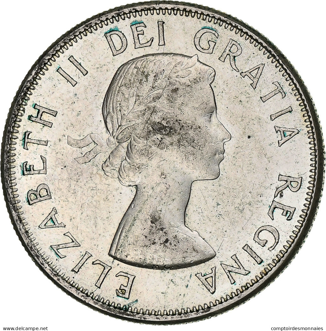 Monnaie, Canada, Elizabeth II, 50 Cents, 1957, Royal Canadian Mint, Ottawa, SUP - Canada