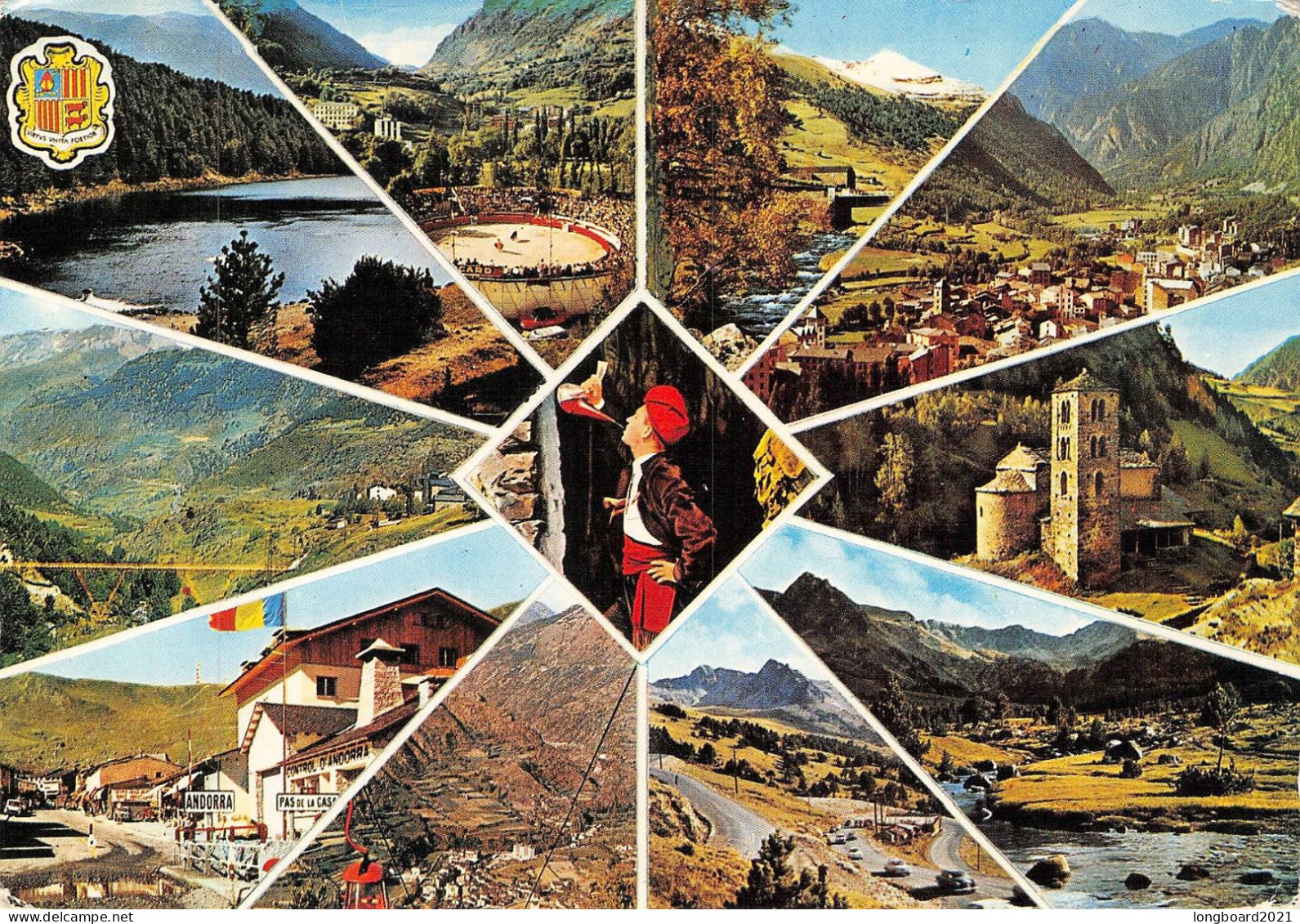 ANDORRA - PICTURE POSTCARD 1969 / 1384 - Lettres & Documents