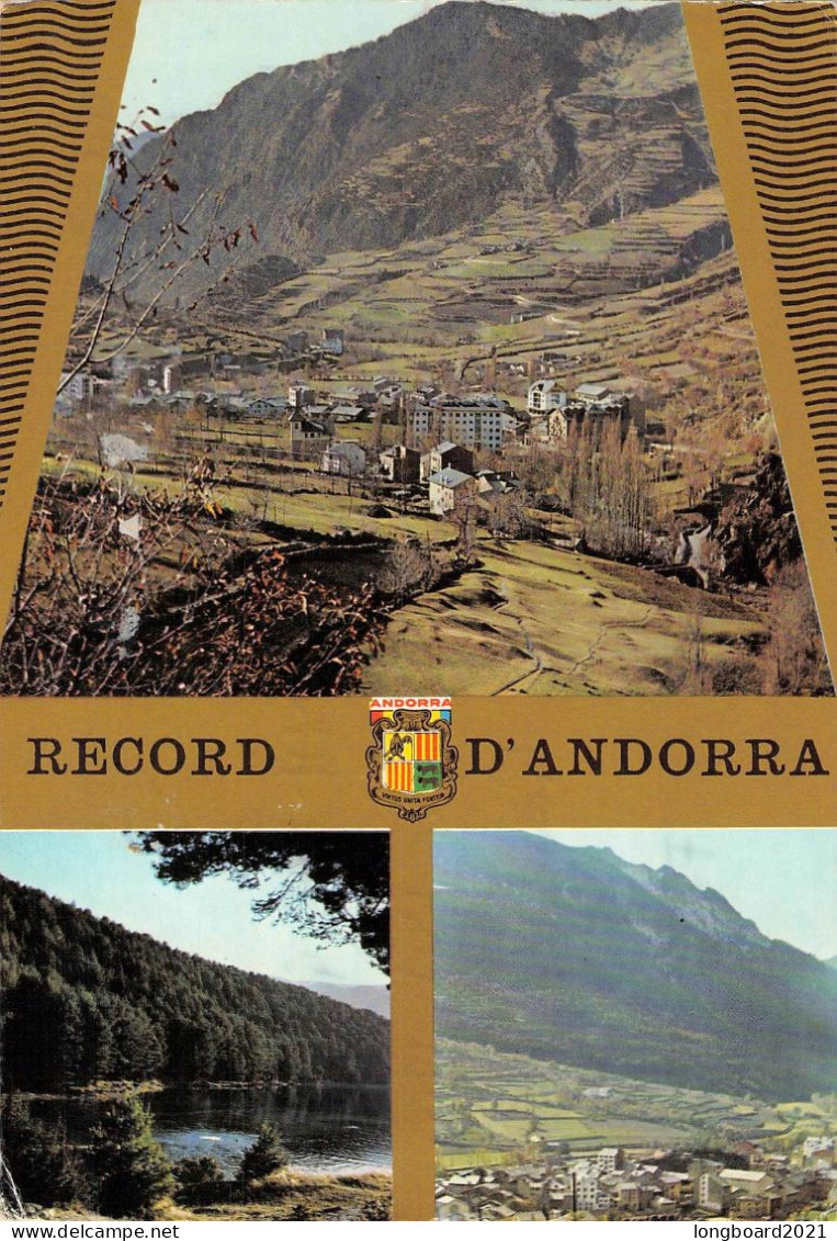 ANDORRA - PICTURE POSTCARD 1975 / 1391 - Cartas & Documentos