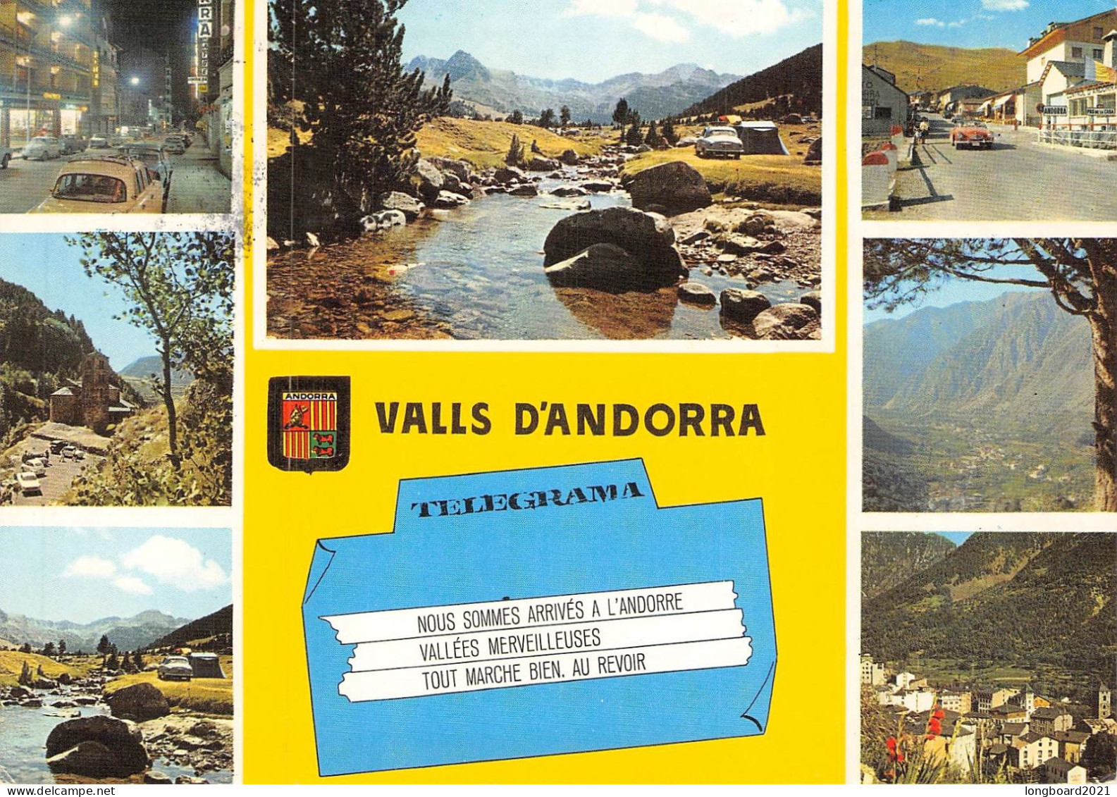 ANDORRA - PICTURE POSTCARD 1973 / 1392 - Covers & Documents