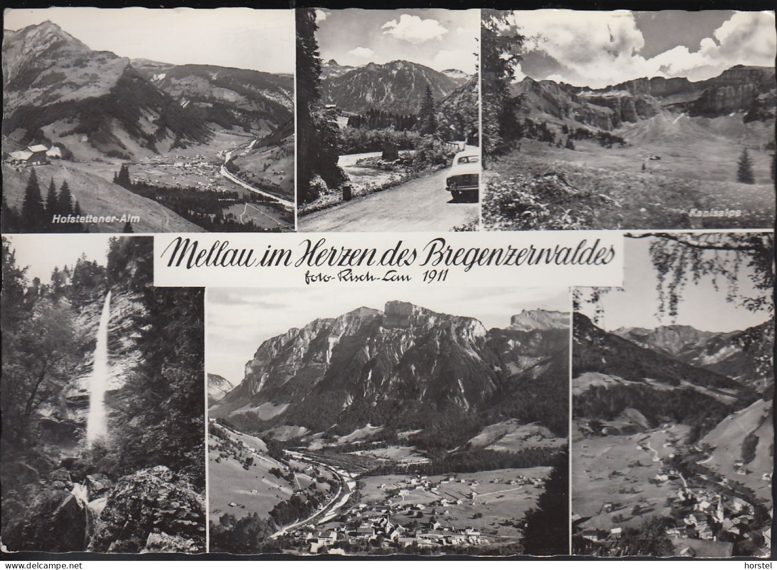 Austria - 6881 Mellau - Im Bregenzerwald - Alte Ansichten - Car - Puch ? - Nice Stamp 1959 - Bregenzerwaldorte