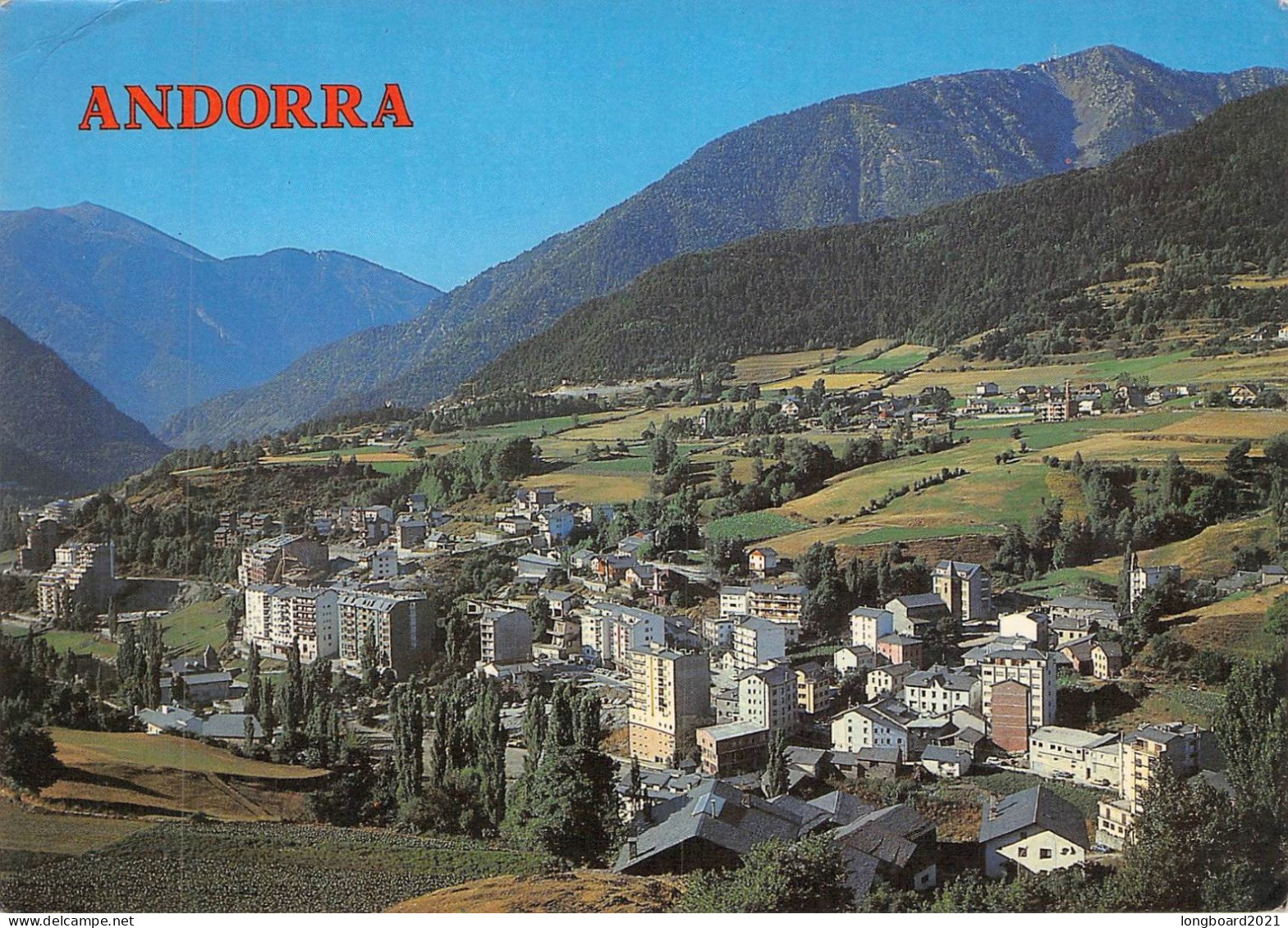 ANDORRA - PICTURE POSTCARD 1990 / 1395 - Lettres & Documents