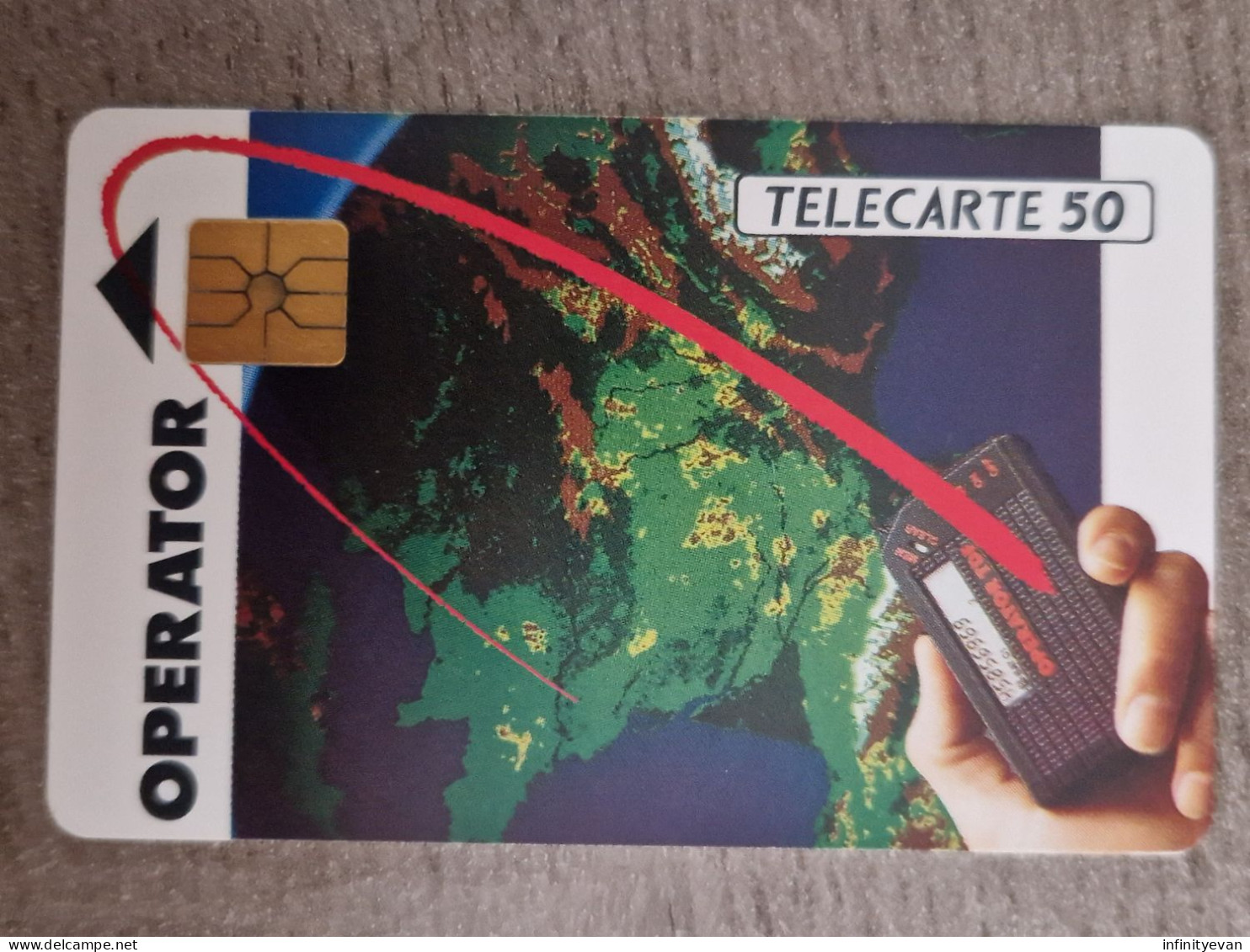 F187 - Télécarte Operator 50 Gem - 1991