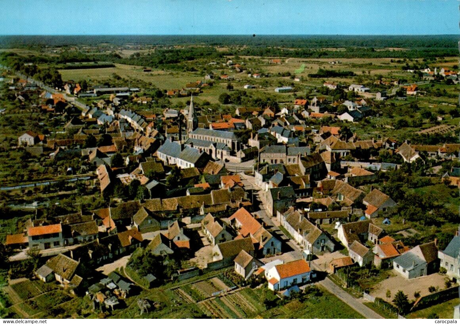 Carte 1960  Vue Générale Aérienne Sur Ouzouer Sur Loire - Ouzouer Sur Loire