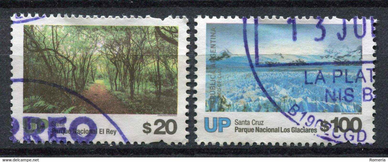 Argentine - 2019 - Yt 3209/3212 - Série Parcs Nationaux - Oblitérés - 2022-F - Used Stamps