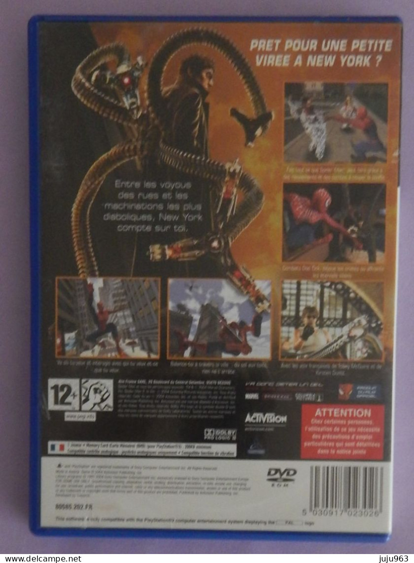 SONY PLAYSTATION 2 "SPIDERMAN 2 VOIR 3 SCANS OCCASION - Playstation 2