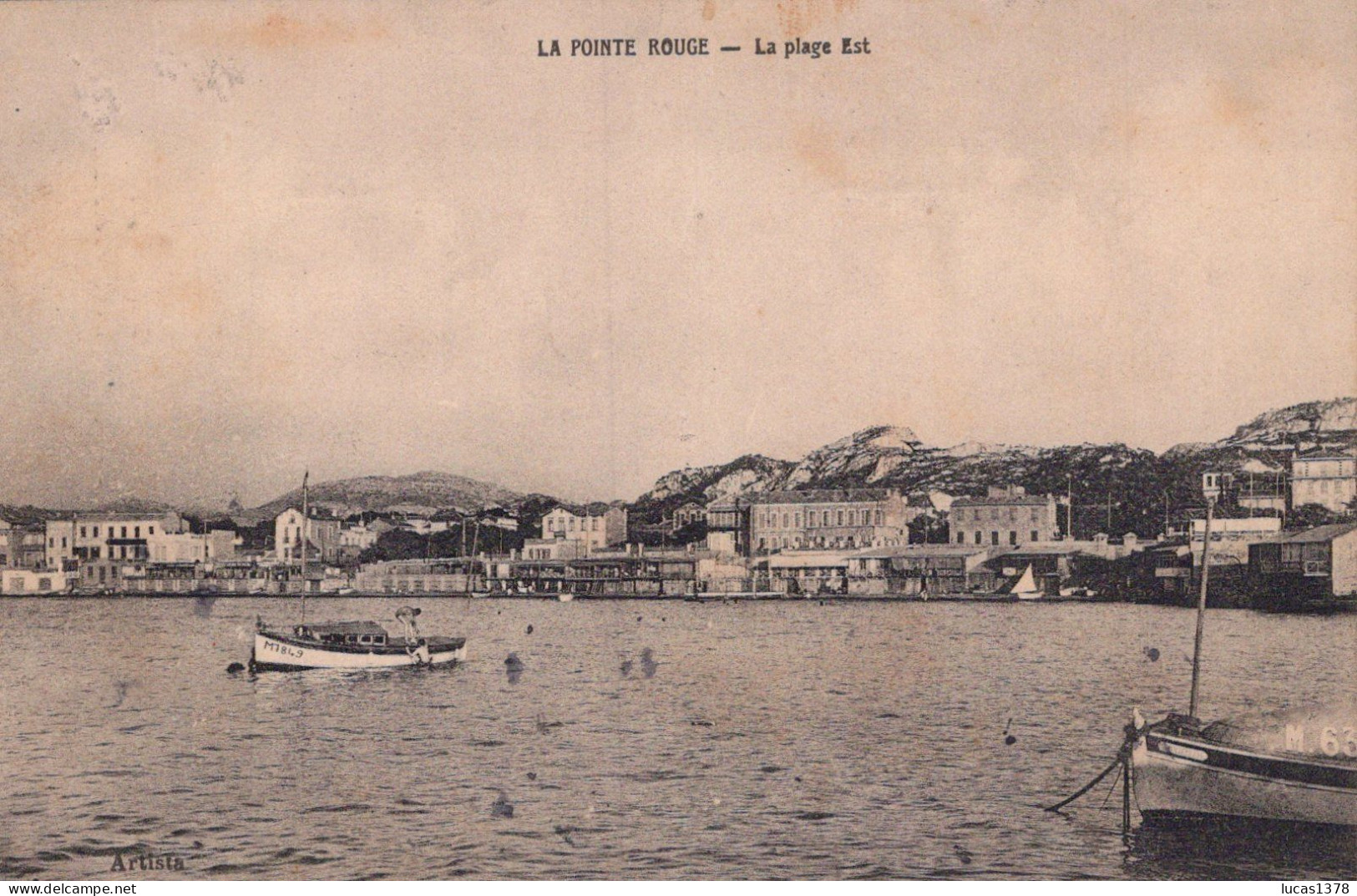 13 /MARSEILLE / LA POINTE ROUGE / LA PLAGE EST - Südbezirke, Mazargues, Bonneveine, Pointe Rouge, Calanque-Felsen