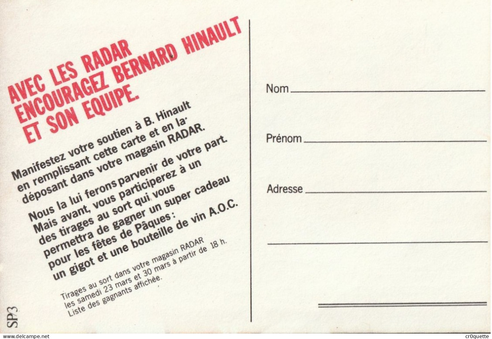 # BERNARD HINAULT - Sportsmen
