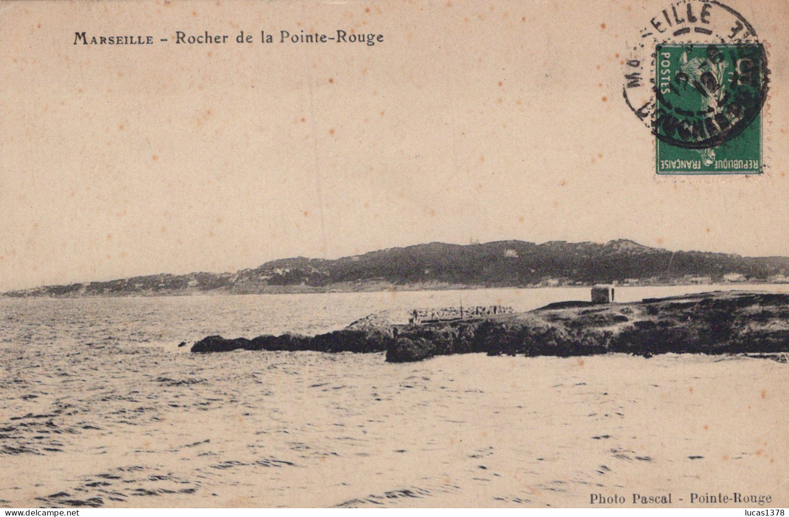 13 /MARSEILLE / LA POINTE ROUGE / ROCHER  DE LA POINTE ROUGE - Quatieri Sud, Mazarques, Bonneveine, Pointe Rouge, Calanques