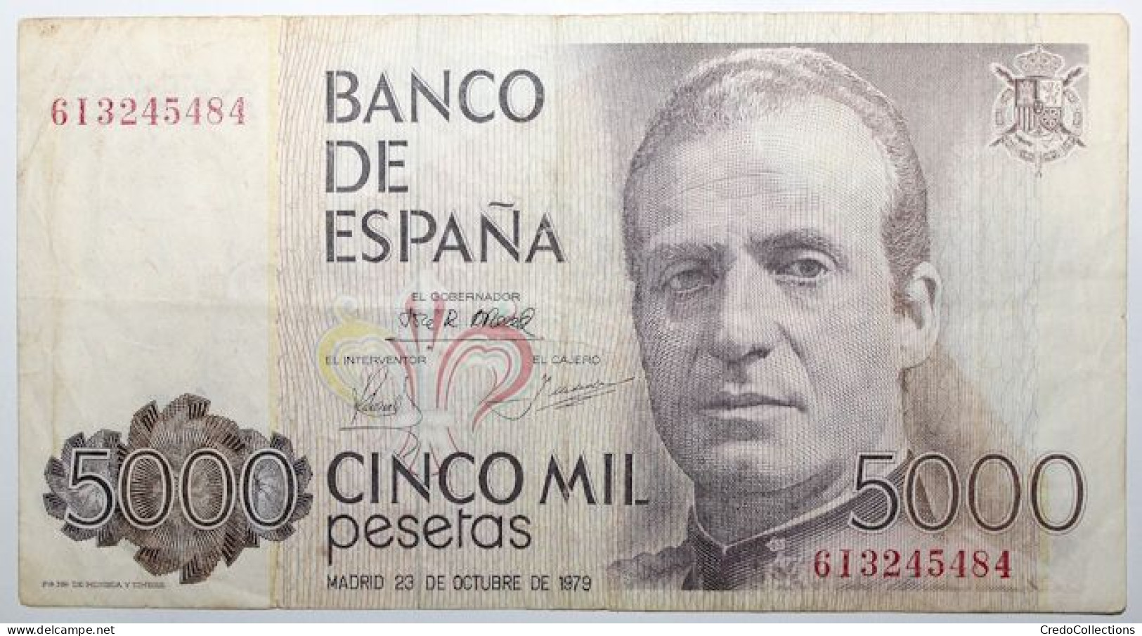Espagne - 5000 Pesetas - 1978 - PICK 160a.3 - TTB - [ 4] 1975-… : Juan Carlos I