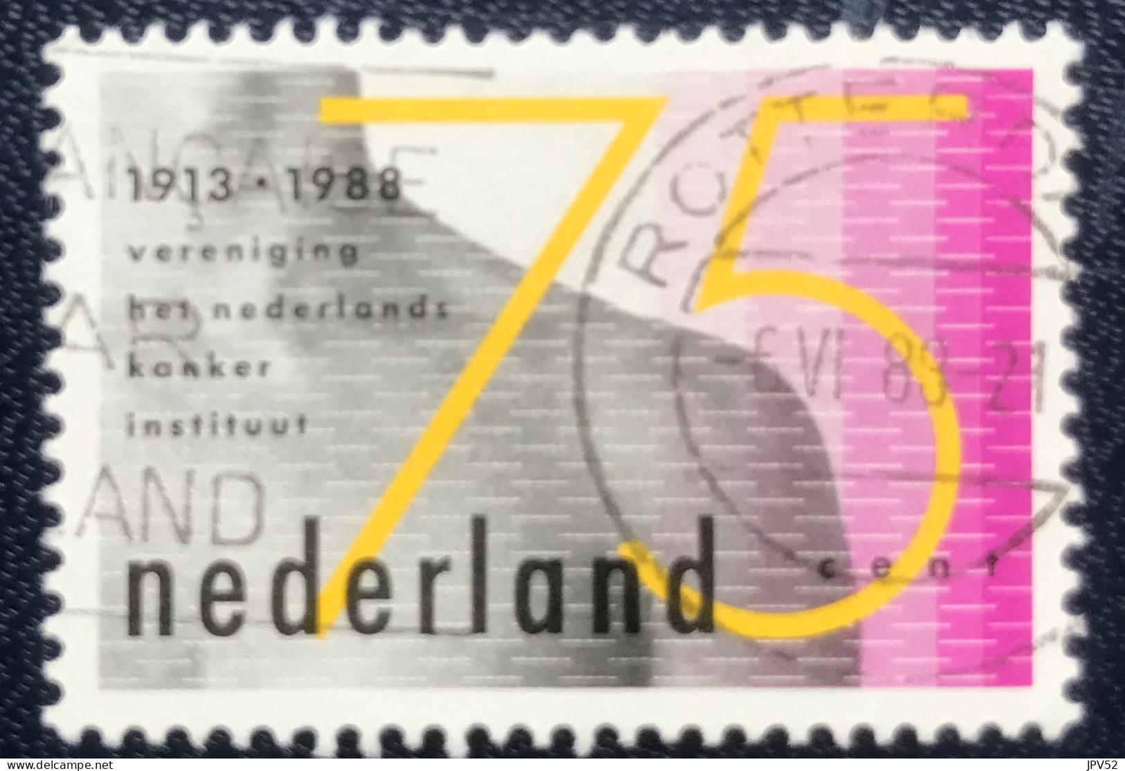 Nederland - C1/14 - 1988 - (°)used - Michel 1342 - 75j Kankerinstituut - Used Stamps