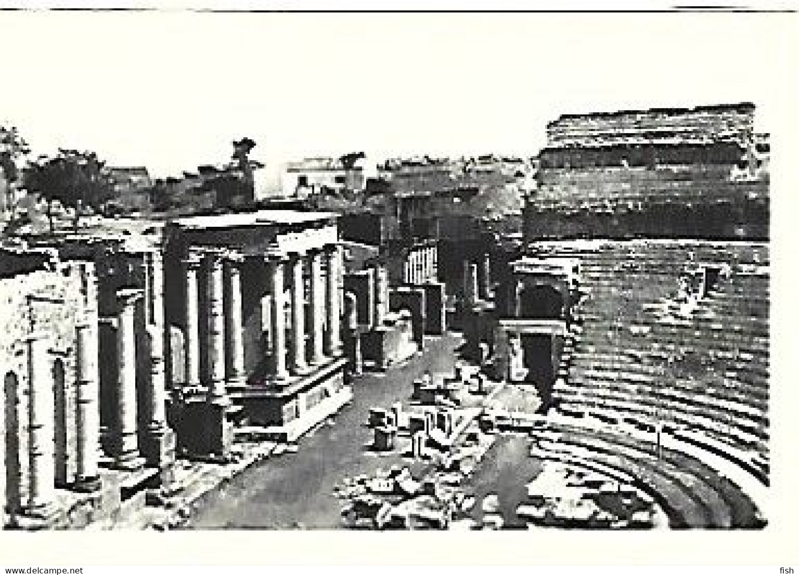 España ** & Postal, Merida, Teatro Romano Con Vista Al Graderio, Edicion Arribas Zaragoza (90) - Mérida