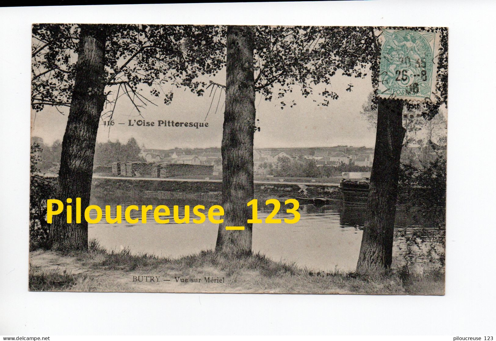 95 Val D'Oise - BUTRY - " Vue Sur MERIEL - L'Oise Pittoresque " - VUE RARE - Butry