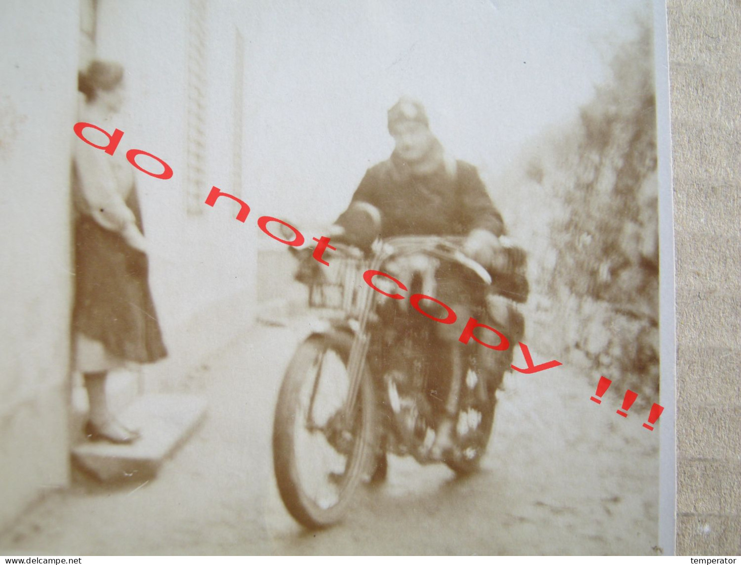 Austria, Zwettl ? / Motorbike - Motorcycle - Moto - Motorcyclists - Motorcycling ( 1930 ) Real Photo - Zwettl