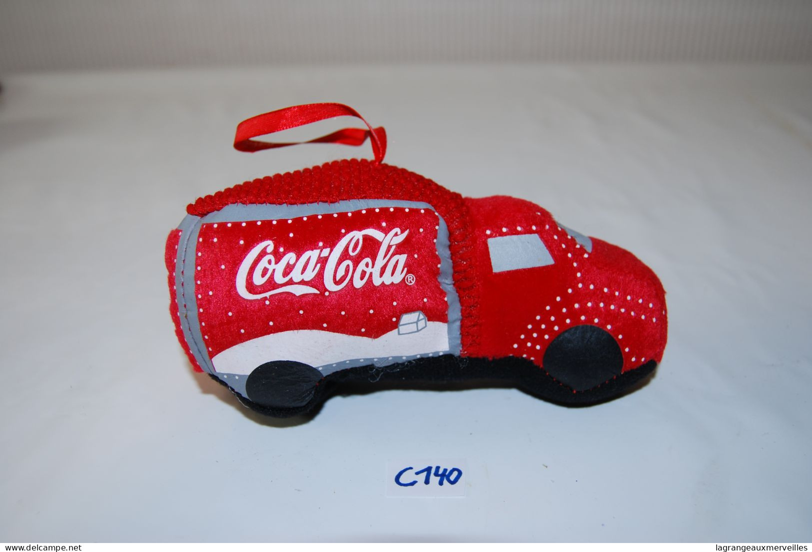 C140 Ancienne Publicité - Coca Cola - Camion - Noël - Peluches