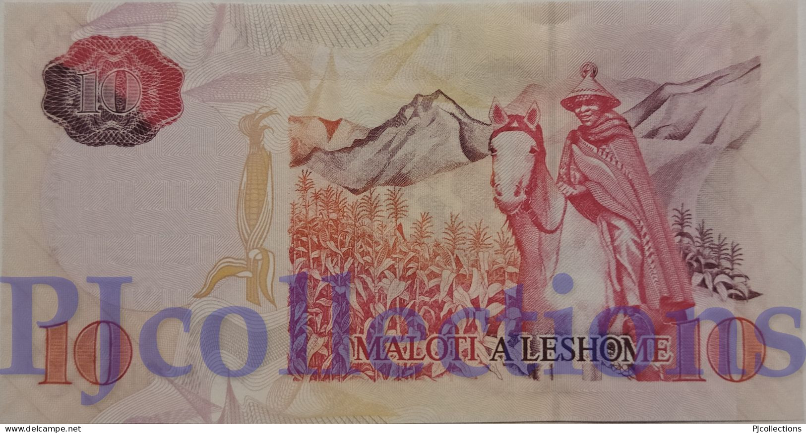 LOT LESOTHO 10 MALOTI 2007 PICK 15e UNC X 10 PCS - Collezioni E Lotti