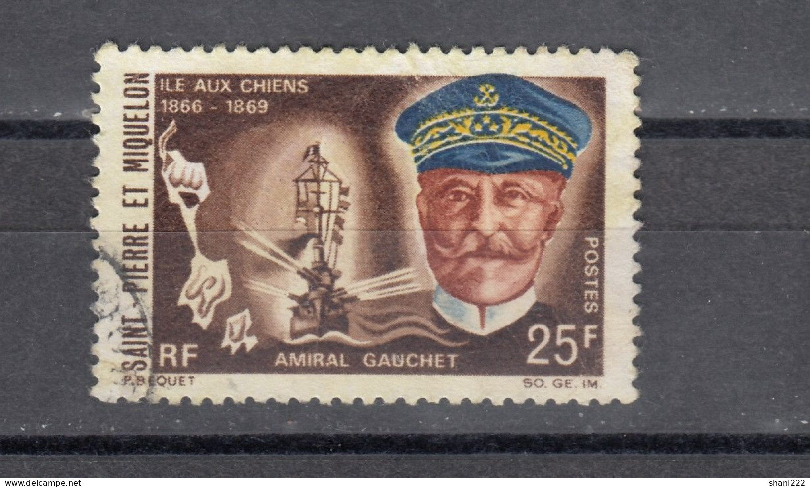 Saint Pierre & Miquelon -  1968 Admiral Gauchet  (e-241) - Oblitérés