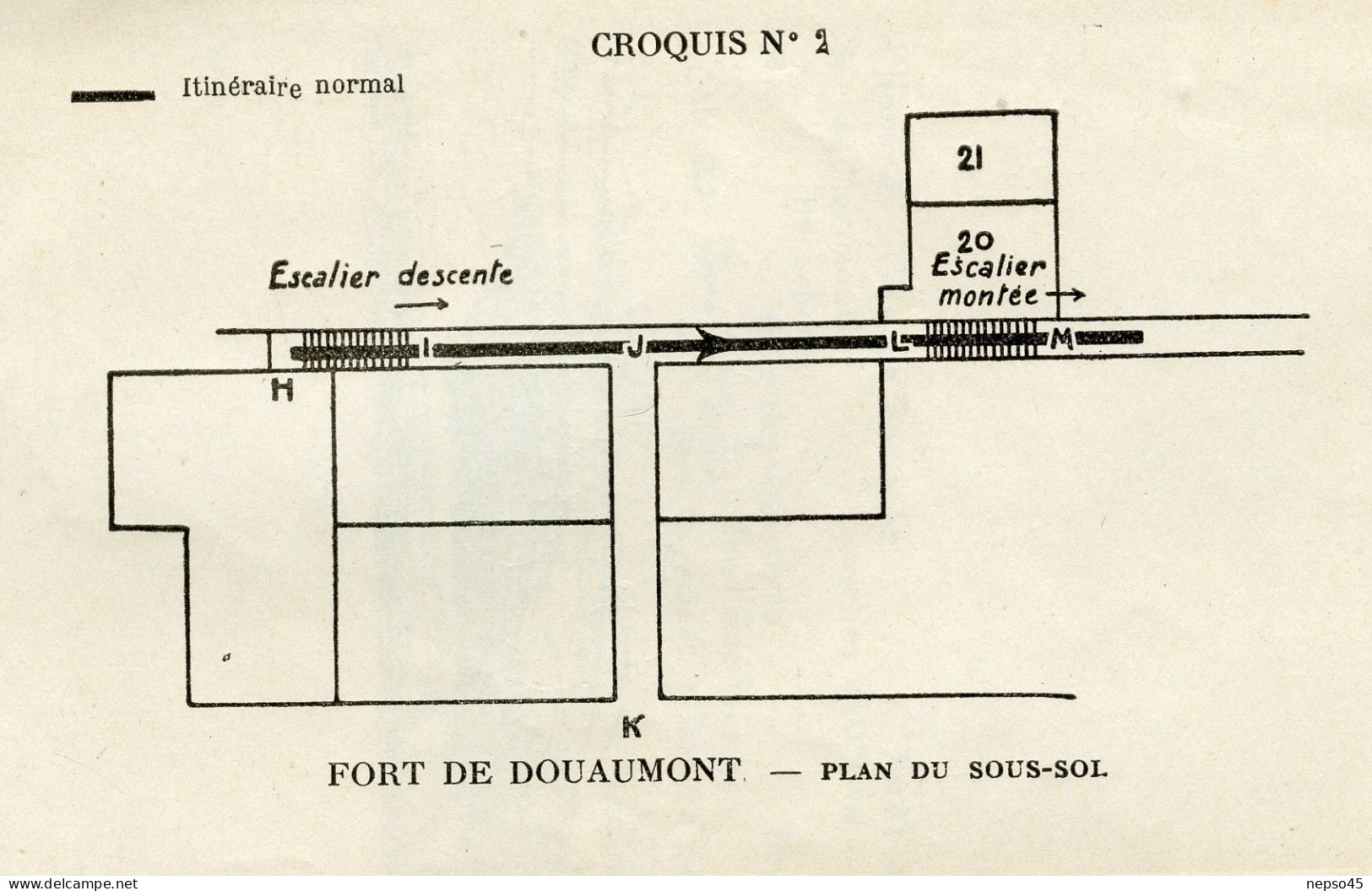 Brochure.notice sur Fort de Doumont.son rôle pendant la bataille de Verdun.Croquis panoramiques.