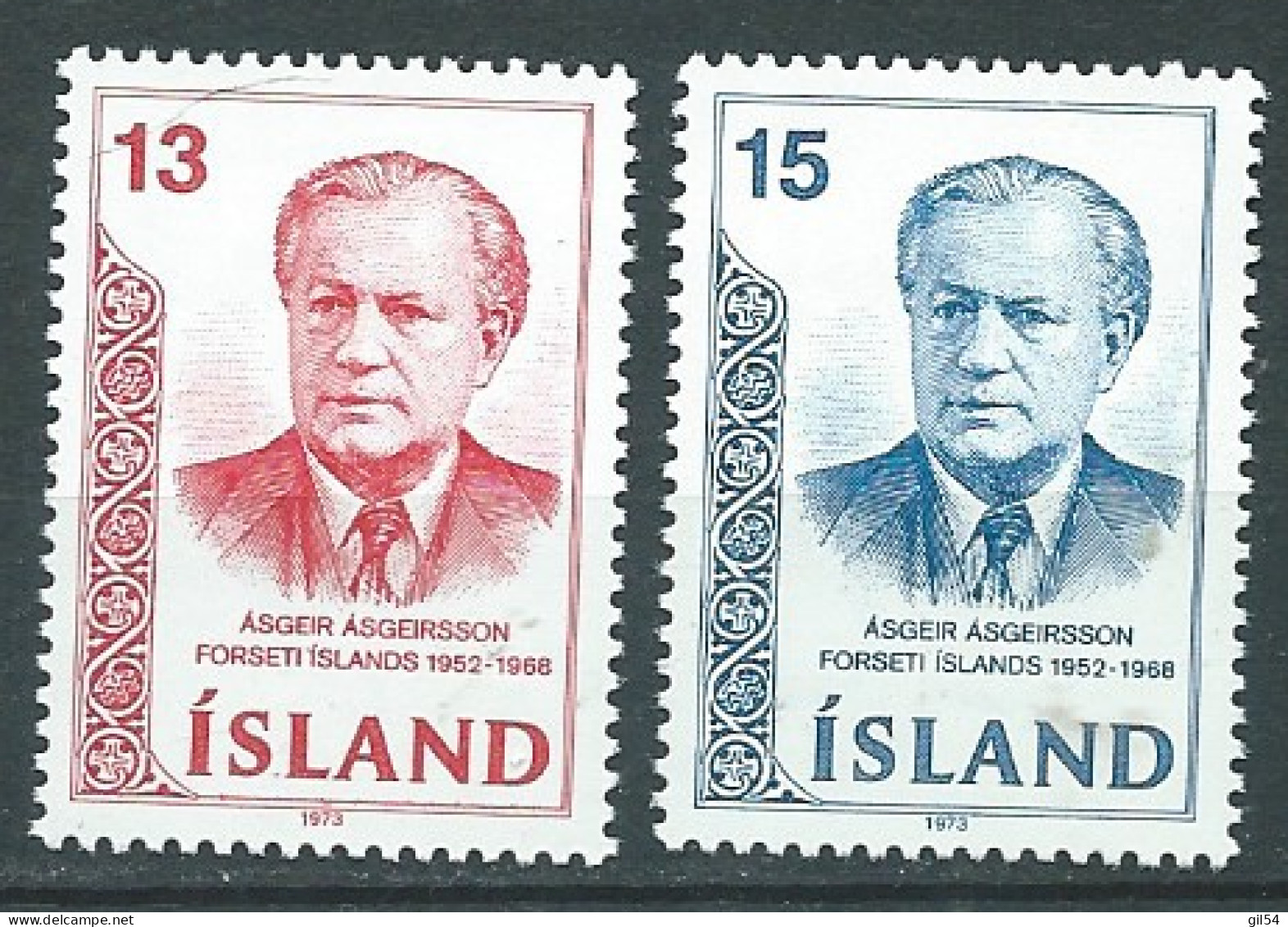 Islande - Serie Yvert N° 433 / 434  **  , 2 Valeurs  Neuf Sans Charniere- Cw 36010 - Ungebraucht