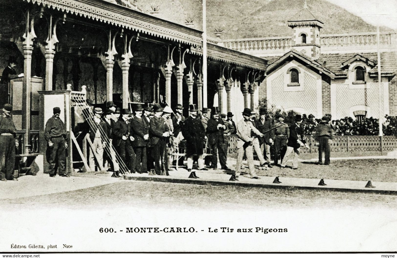 14392 -  MONTE CARLO  -  LE TIR AUX PIGEONS    .  RARE - Tiro (armas)