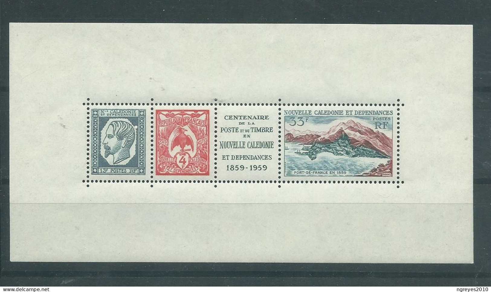 230045419  NUEVA CALEDONIA  YVERT HB Nº2  **/MNH - Blocchi & Foglietti