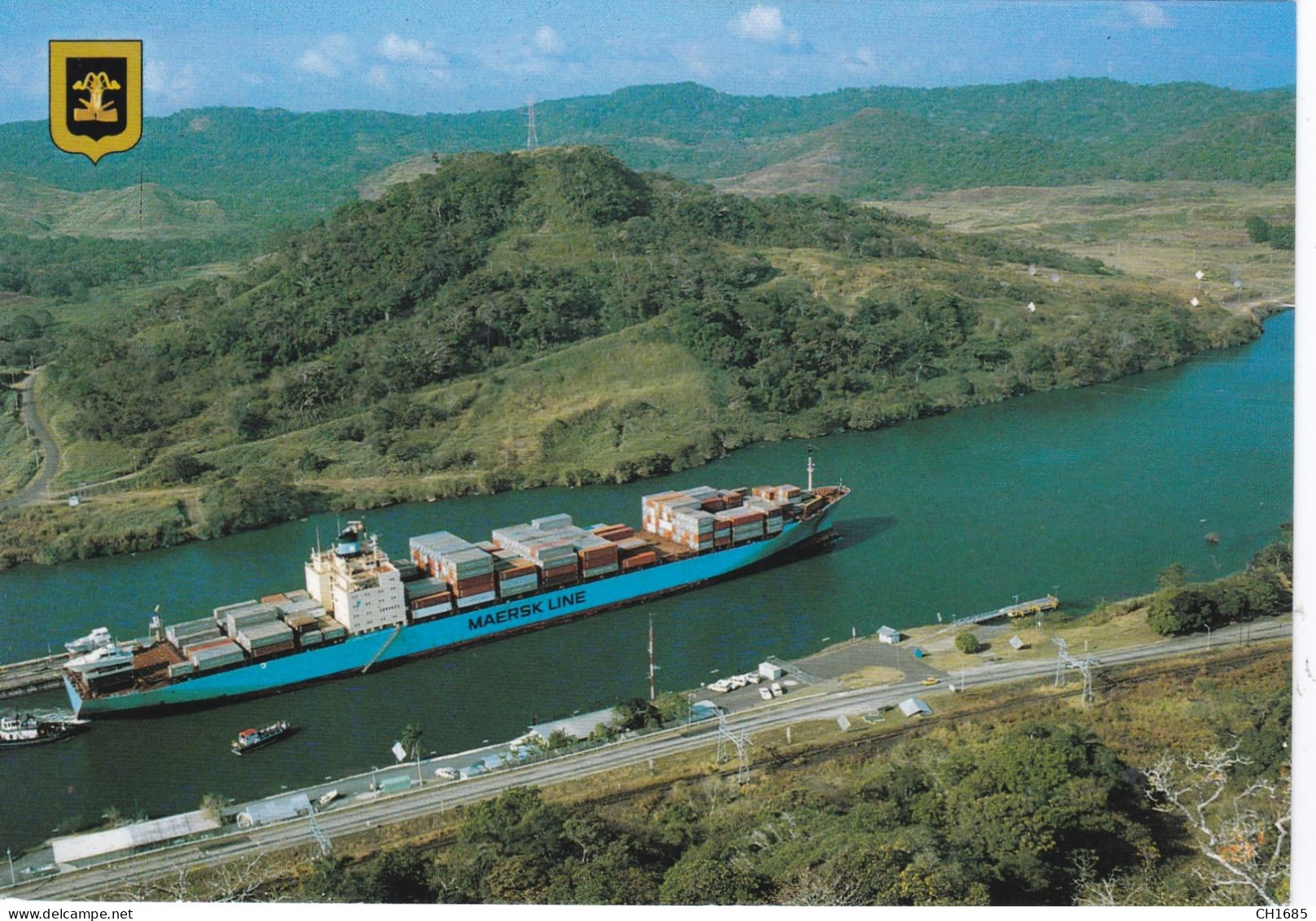 PANAMA  :  Porte Containers Traversant Le Canal - Panama