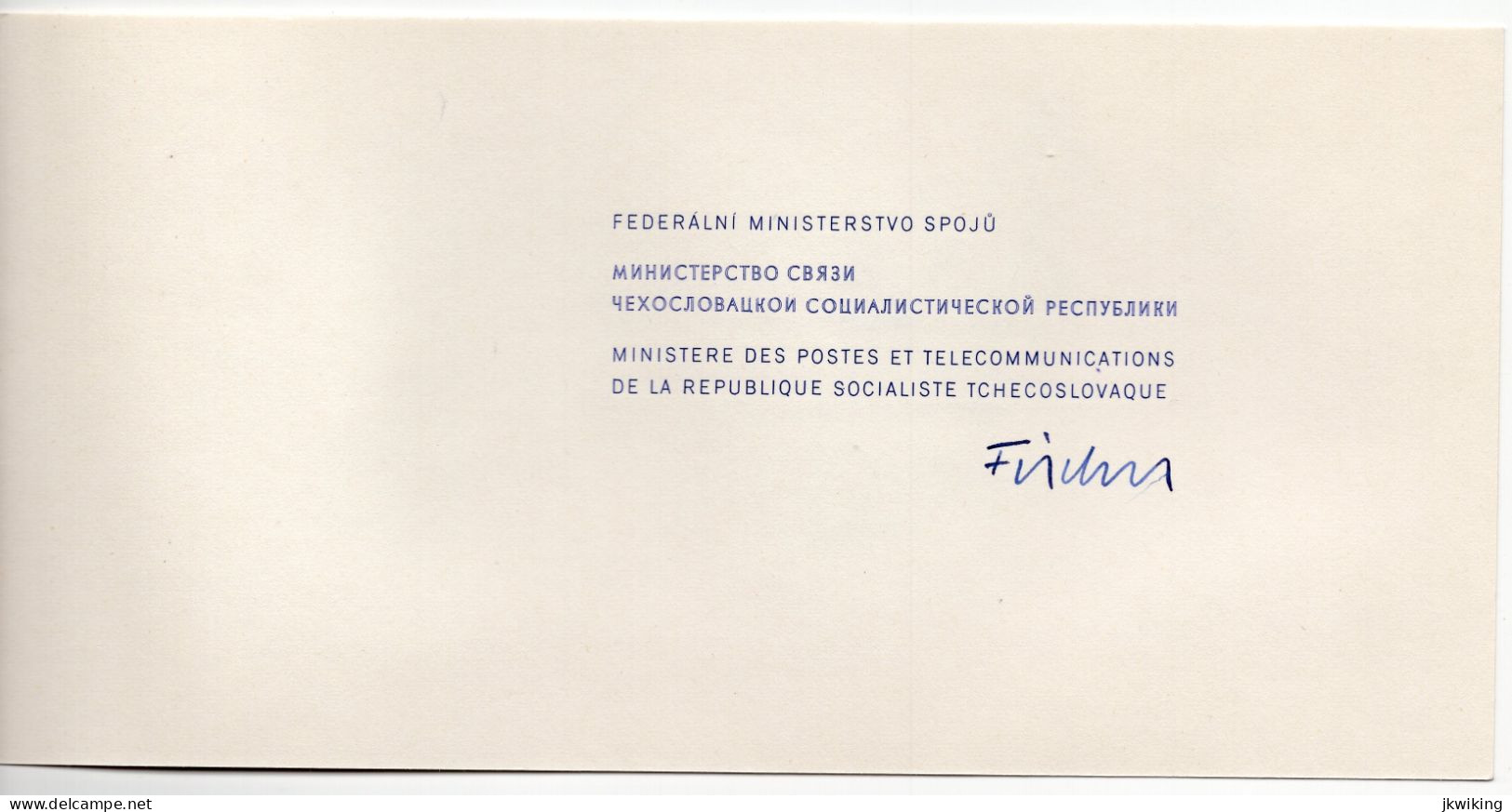 Výsadní Tisk PF 1982 - 100. Výročí Narození P. Picasso S Přítiskem Federální Ministerstvo Spojů Podespáno Rudolf Fischer - Proofs & Reprints