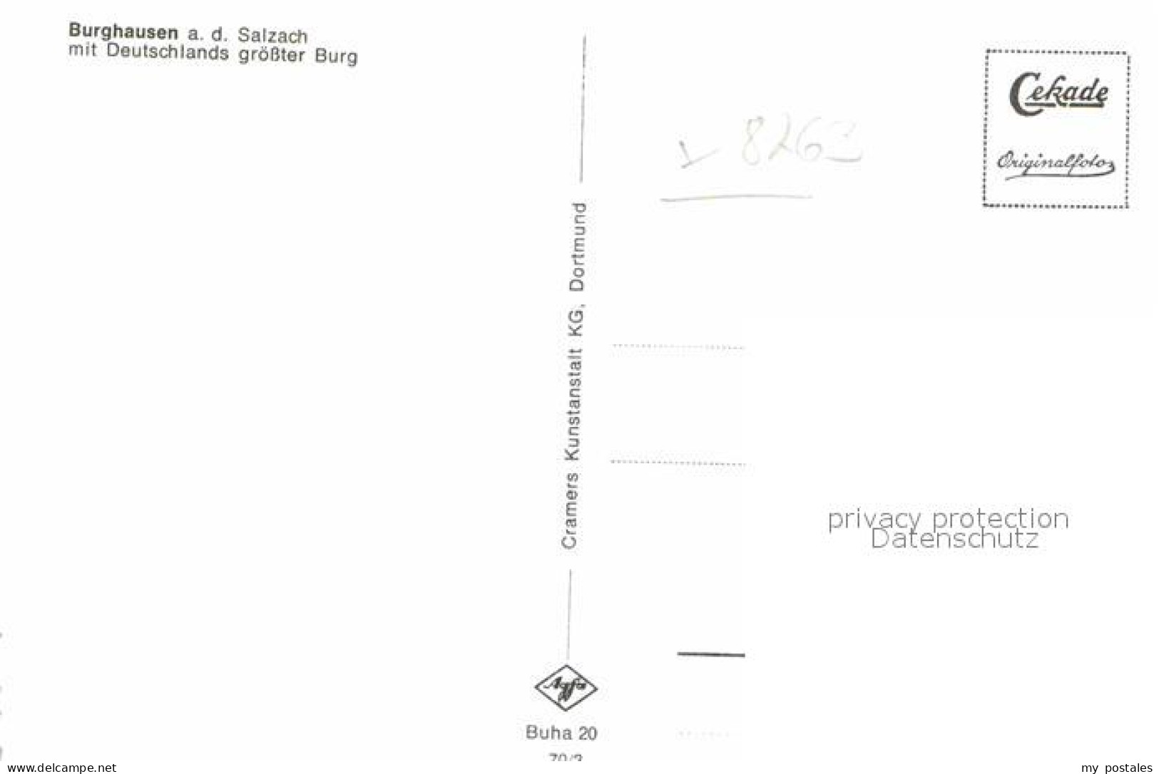 42651089 Burghausen Salzach Gesamtansicht Mit Burg Burghausen - Burghausen