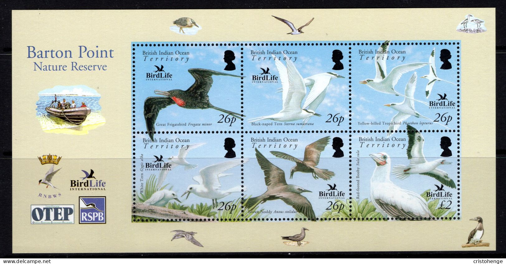 British Indian Ocean Territory, BIOT 2006 Bird Life - Barton Point Reserve MS MNH (SG MS355) - Territoire Britannique De L'Océan Indien