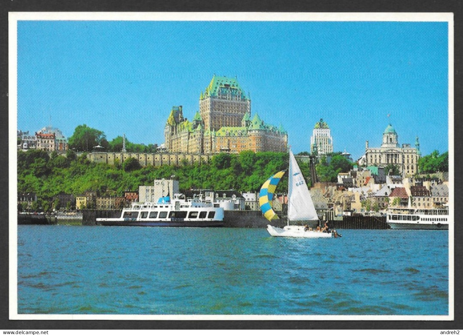 Québec - Château Frontenac - Une Agréable Randonnée Sur Le St Laurent - Uncirculated Non Circulée Photo Benoit Chalifour - Québec - Château Frontenac