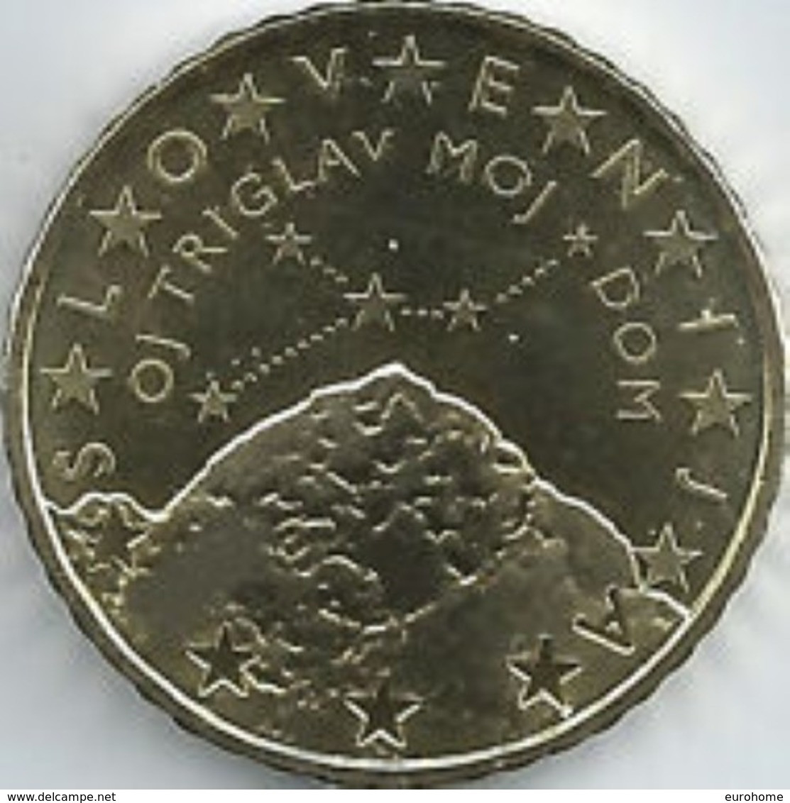 Slovenie 2023     50 Cent   UNC Uit De BU  UNC Du Coffret  !! Zeer Zeldzaam - Extréme Rare !! - Slovénie