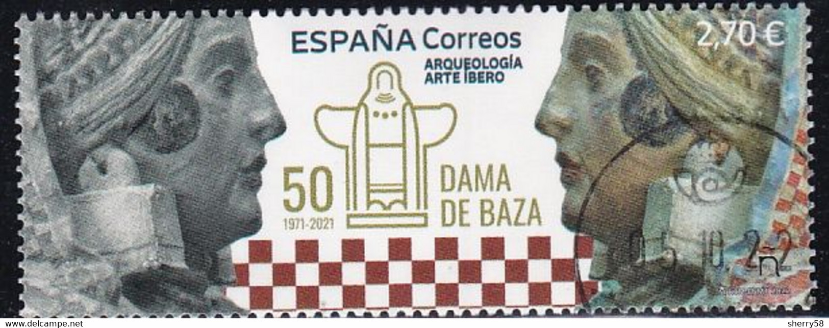 2022-ED. 5595 - Arqueología. Arte íbero. 50 Años Descubrimiento Dama De Baza  - USADO - Gebraucht