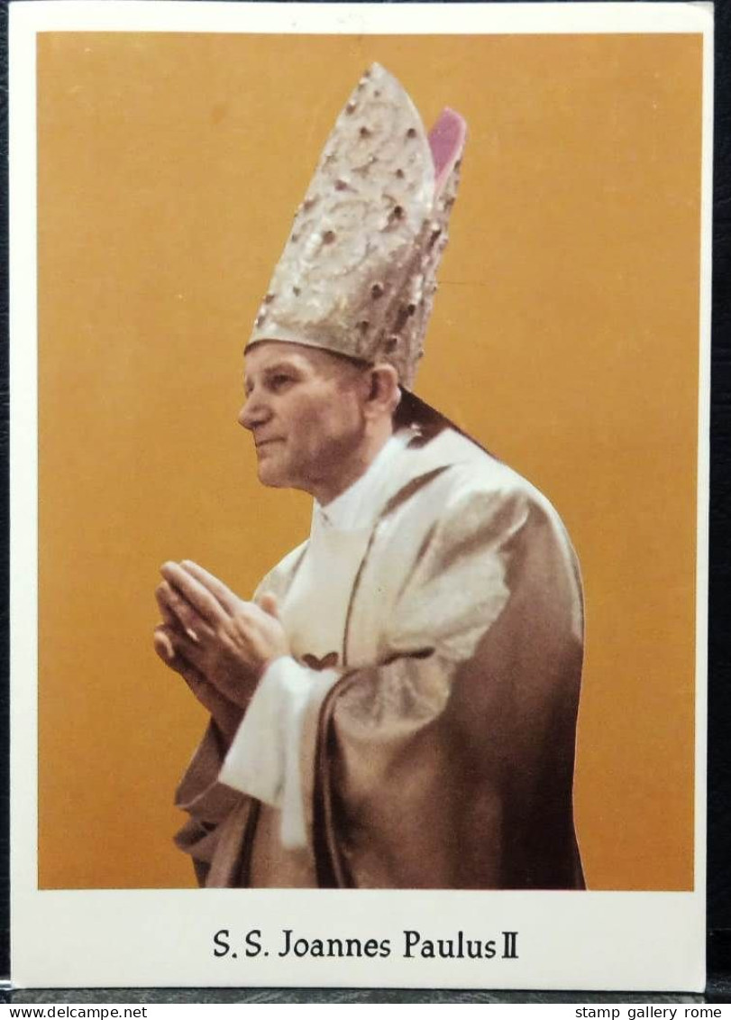 VATICANO - CARTOLINA ANNO 1978 INCORONAZIONE - S.S. GIOVANNI PALOLO II°  - ROMA 1978 - Storia Postale