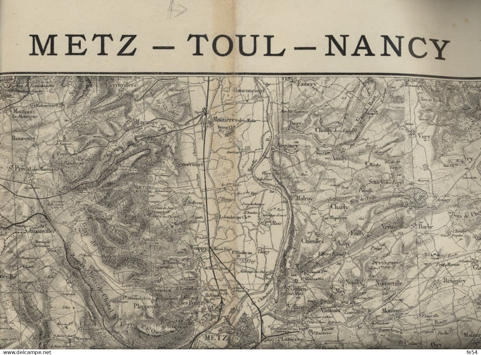 ° METZ - TOUL - NANCY ° 80 000 ème ° - Topographische Karten