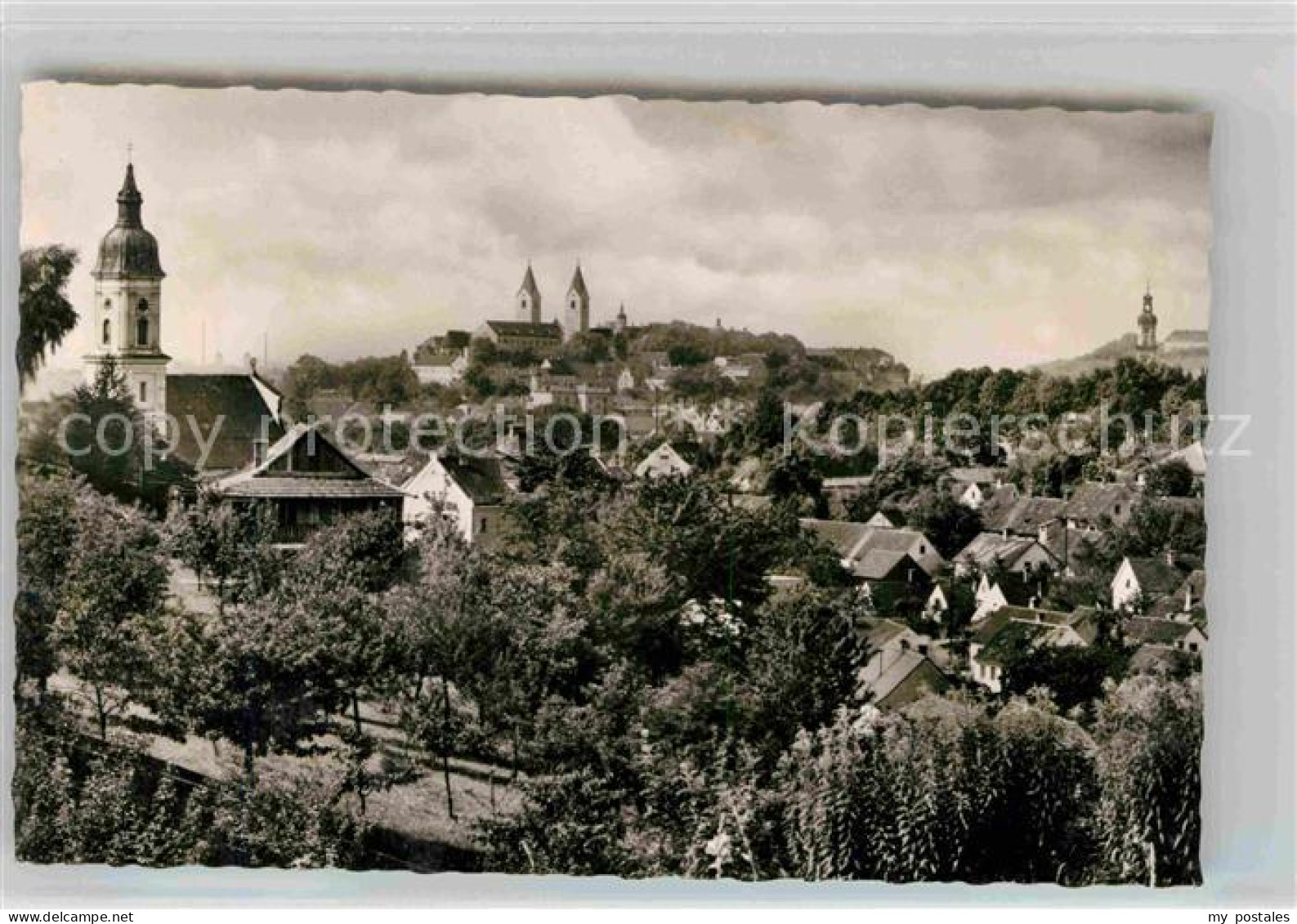 42648295 Freising Oberbayern Domberg Kirche Panorama Freising - Freising