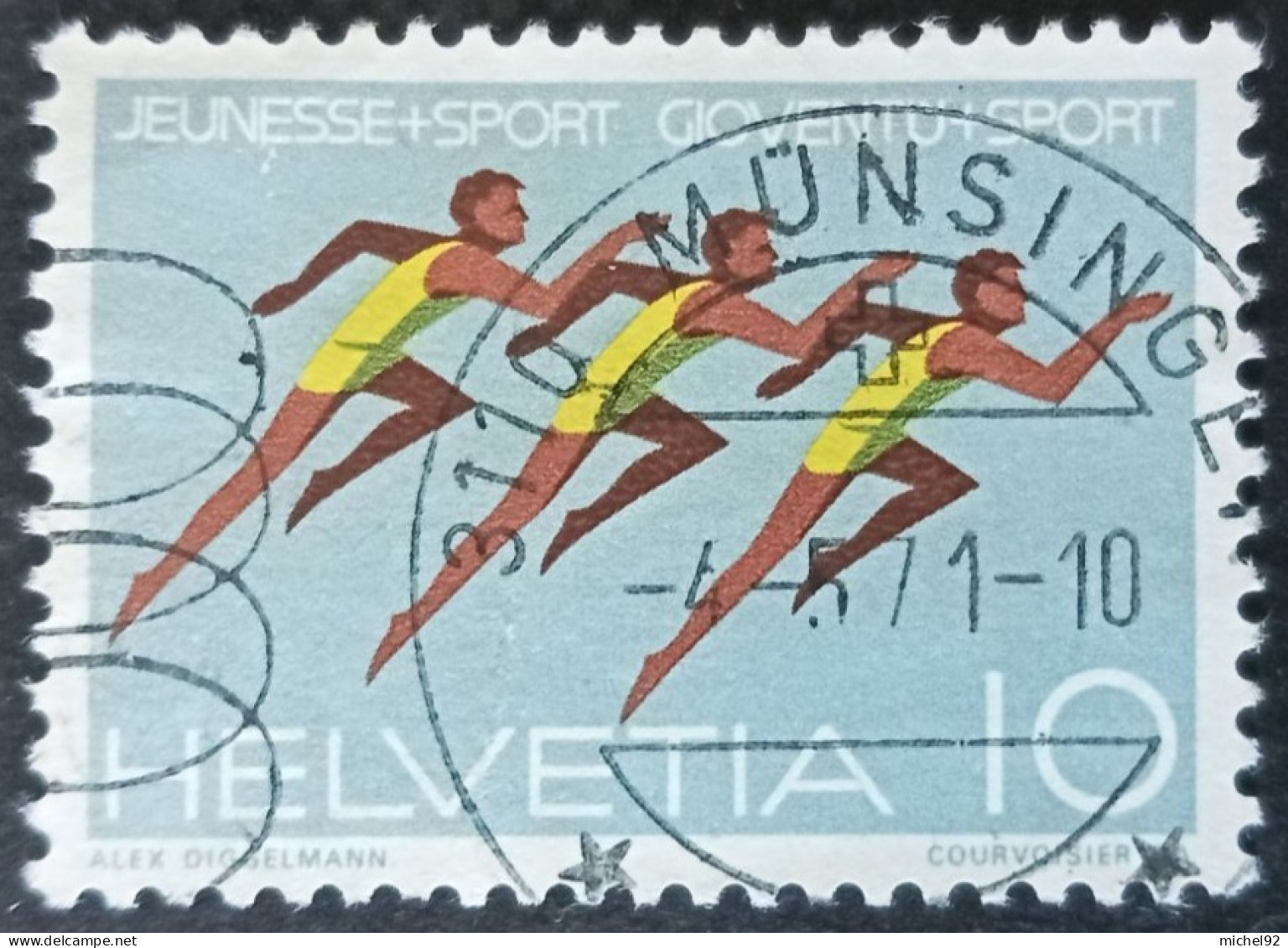 Suisse 1971 - YT N°872 - Oblitéré - Usati