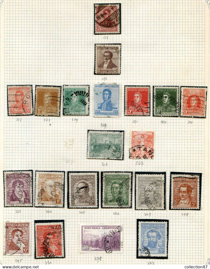 Réf 79 < ARGENTINE < Collection 65 Valeurs - Argentina - Collections, Lots & Series