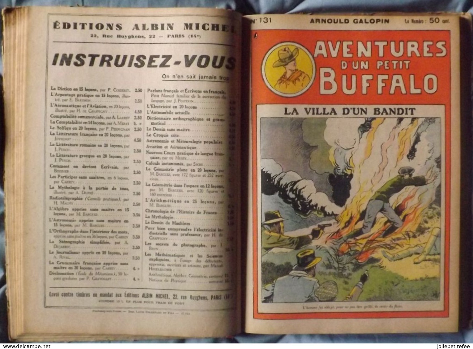 Recueil. AVENTURE D'UN PETIT BUFFALO. n°126 à 150.