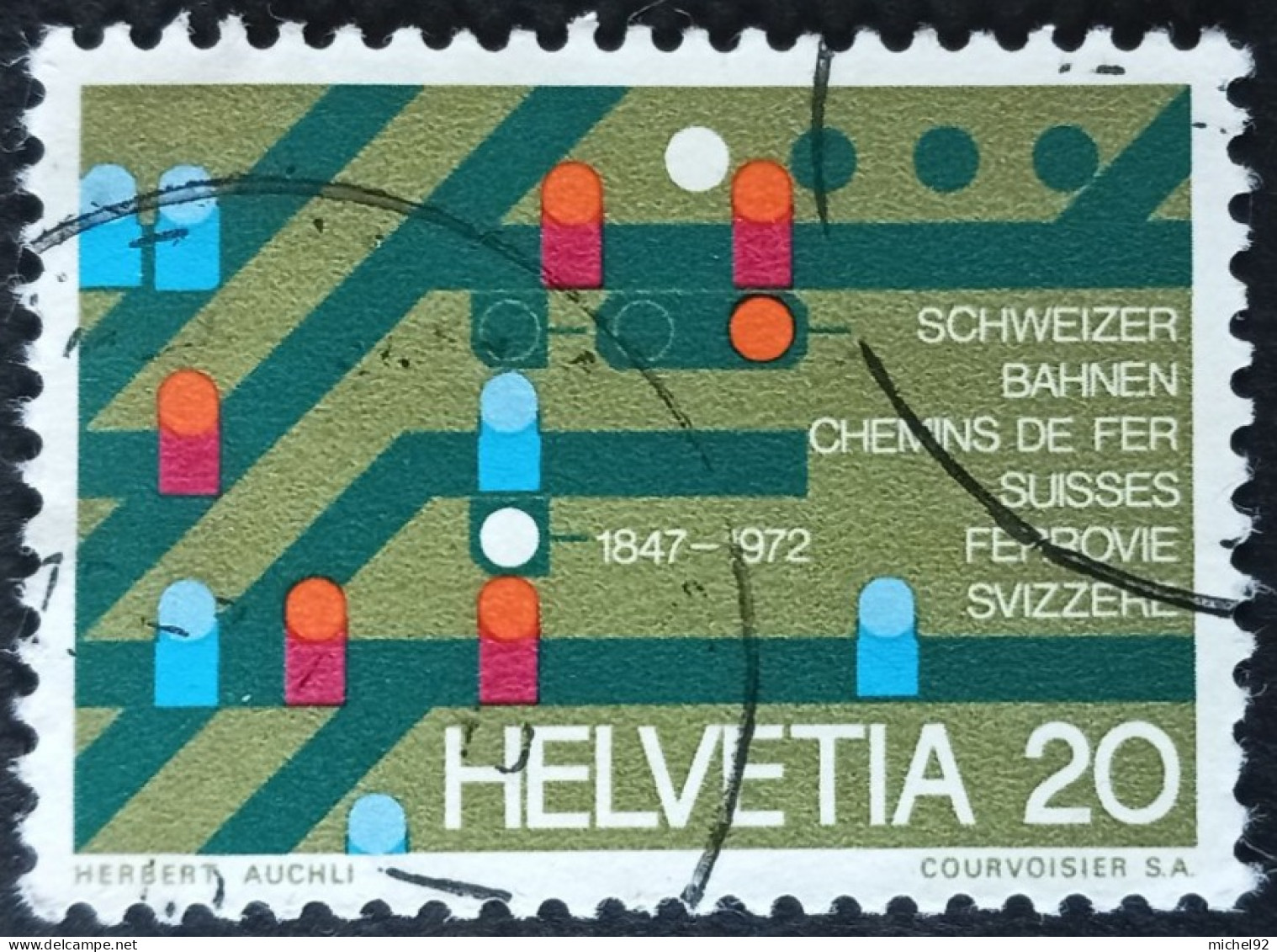 Suisse 1972 - YT N°896 - Oblitéré - Usati